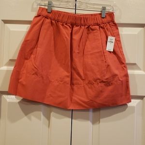 NWT gap skirt orange XS